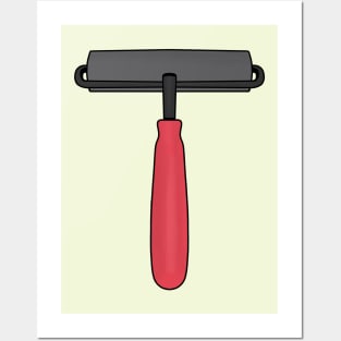 Rubber Brayer Roller Woodcut Posters and Art